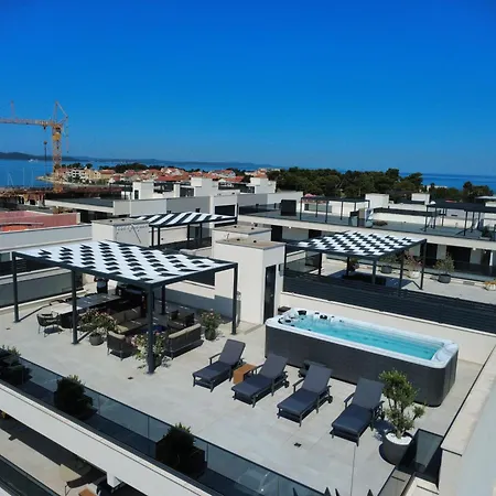 Olive Sea View Penthouse Apartment Zadar